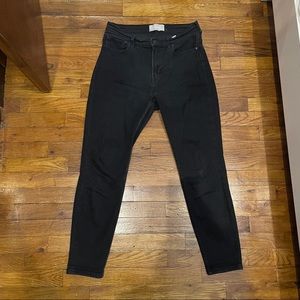 Everlane straight black jeans